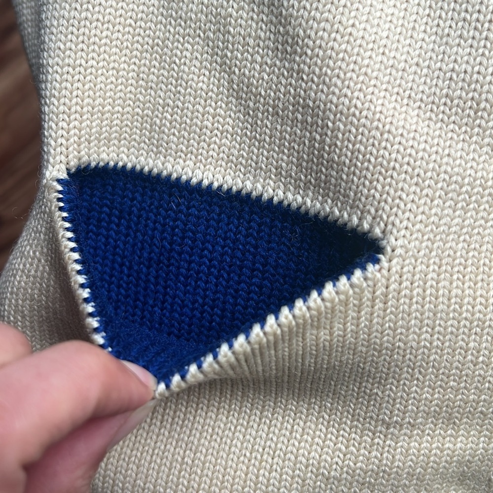 Vintage Wool Football Varsity Letterman Sweater L - Picture 7 of 10